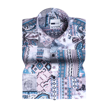 Men's Premium Cotton Full Sleeve Multicolored printed By Cotton Thread  (PRT-042)